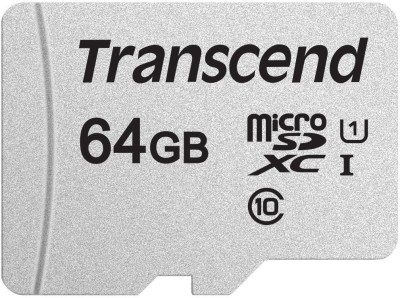 Transcend 300S 64 GB MicroSDHC Class 10 95 MB/s  Memory Card