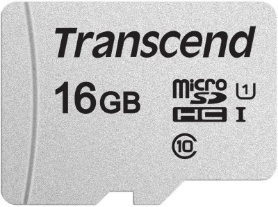 Transcend 300S 16 GB MicroSDHC Class 10 95 MB/s  Memory Card