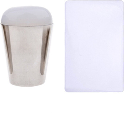 

Imported 4cm Marshmallow Nail Art Stamper Big Stamper Professional Squishy Stamping Tool(White)