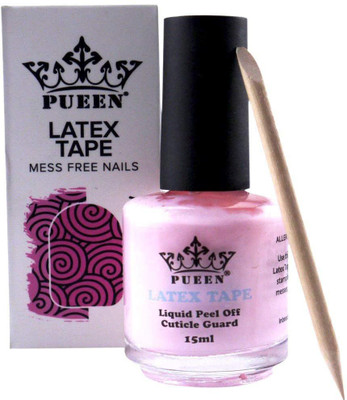 

PUEEN Latex Tape Peel Off Cuticle Guard Skin Barrier Protector Nail Art Liquid Tape(Mullticolor)