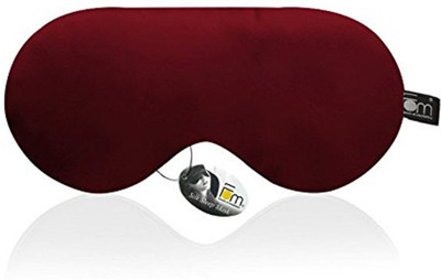 

Friends of Meditation 100 % Mulberry Silk, Super Smooth Sleep Mask And Blind Fold (Maroon) Eye Shade(Maroon)