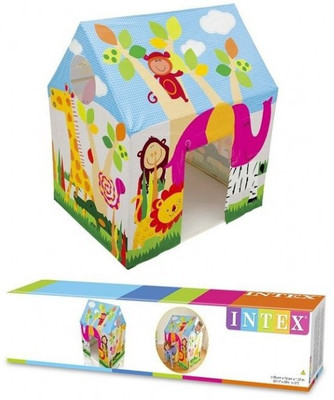 

Intex Jungle Fun Cottage Tent House 45642 - Wire Frame - Multicolor(Multicolor)