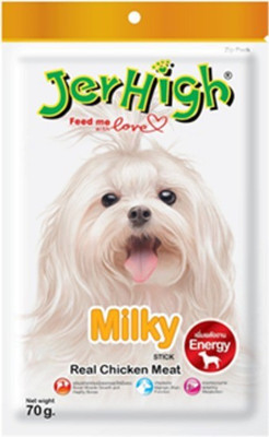 

Jerhigh JERHIGH MILKY 70 GMS PACK OF 2 Milk Dog Treat(140 g, Pack of 2)