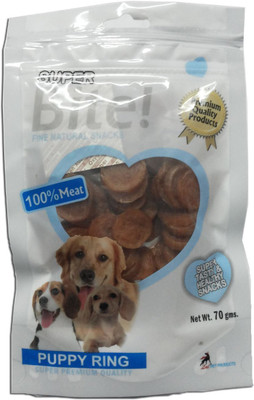 

Super Bite Puppy Ring Dog Treat (70g, Pack of 3) Dog Treat(70 g, Pack of 3)