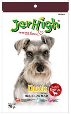 Goofy Tails Jerhigh Real Duck Meat Stick 70g Dog Treat Chicken Dog Treat(70 g, Pack of 6)