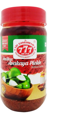 

777 Andhra Avakaya without Garlic Mango Pickle(300 g)