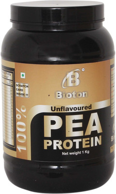 

Bioton 100% Pea Protein Isolate Plant-Based Protein(1 kg, Unflavored)