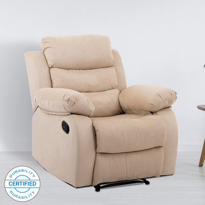 Flipkart Perfect Homes Costello Fabric Manual Recliners(Finish Color - Beige)