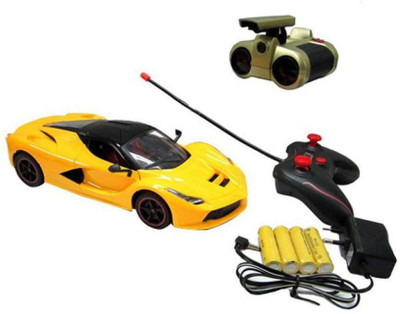 

latest radhe Remote Control Rechargeable Car With Night Scope Binocular Multicolour(Yellow)