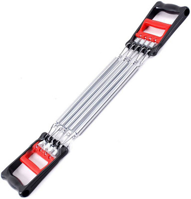 

kiyo Heavy Duty 5 Spring Exerciser Chest Expander Resistance Tube (Multicolor) Resistance Tube(Multicolor)