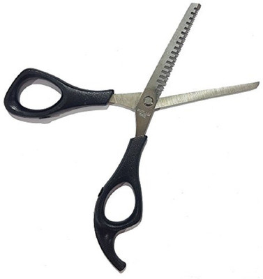 INAAYA Professional Salon & Parlour Use Scissors for Hair Cutting | Hair Scissors | Hair Cut Scissors Tools (M2 Scissors) Scissors(Set of 1, Black)