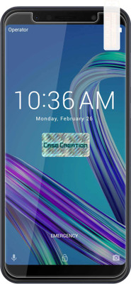 CASE CREATION Tempered Glass Guard for Asus Zenfone Max Pro M1(Pack of 1)