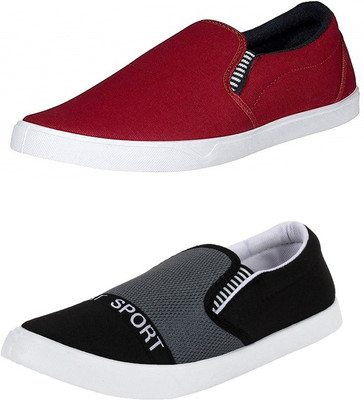 

Wwodcell Casuals For Men(Multicolor, Maroon