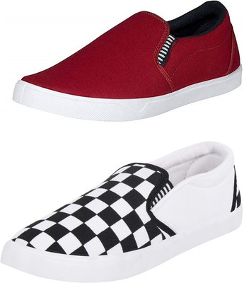 

Trenqs Sneakers For Men(Multicolor, Maroon