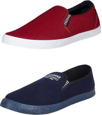

Trenqs Sneakers For Men(Multicolor, Maroon