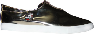 

SAE Slip On Sneakers For Men(Gold, White
