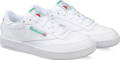 

REEBOK CLASSICS CLUB C 85 Tennis Shoes For Men(White, White/green