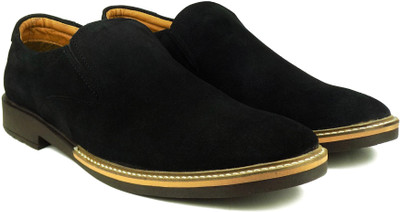 

Dockstreet Ripley Series Genuine Suede Leather Casuals For Men(Black