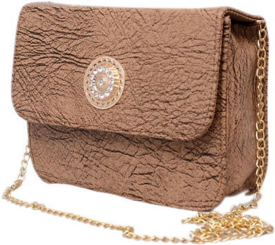 

TANSY Women Evening/Party Grey Polyester Sling Bag
