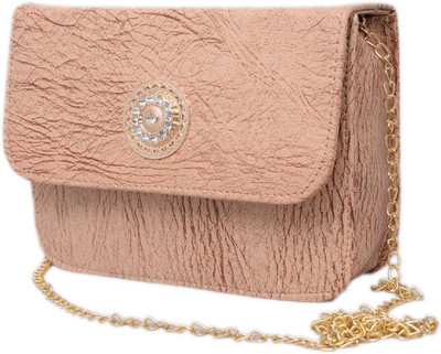 

TANSY Women Evening/Party Beige Polyester Sling Bag