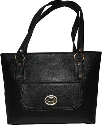 

shopping island Girls Casual, Formal, Evening/Party Black PU Shoulder Bag