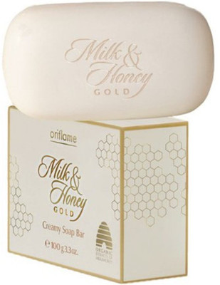 Oriflame Sweden Milk & Honey Gold Creamy Soap Bar(100 g, Pack of 2)