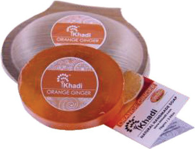 

Khadi Orange Gunger Oval Soap(75 g)