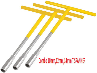 MLD T SPANNER (Combo) 10 MM,12MM ,14 MM Socket Set(Pack of 1)