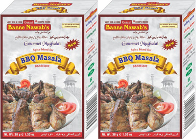 

Ustad Banne Nawab's BBQ MASALA - BARBEQUE - 2 PACK(2 x 38 g)