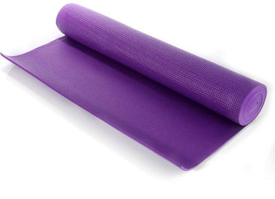 

CARECROFT 6mm Yoga Mat Textured Pattern Anti slip Skid for men women kids boys Gym Workout and Flooring Exercise Purple 6 mm Yoga Mat