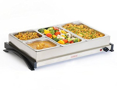 

Clearline 4 pan food warmer Stainless Steel Steamer(4 L)
