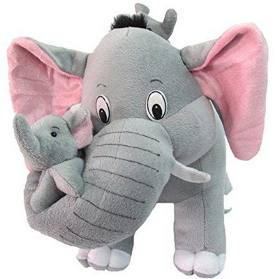 

Misheema Creations Mother Elephant With Two Babies - 45 cm(Multicolor)