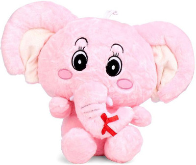 

Tickles Gorgeous Big Ear Elephant - 30 cm(Pink)