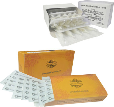

Mumbai Tattoo ORANGE5RL Disposable Stack Liner, Round Liner Tattoo Needles(Pack of 50)