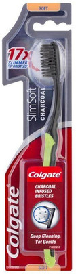 

Colgate Charcoal Ultra Soft Toothbrush(Pack of 10)