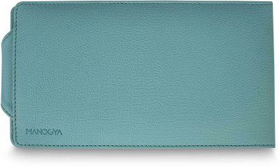 

MANOGYA Men Blue Artificial Leather Document Holder(1 Card Slot)