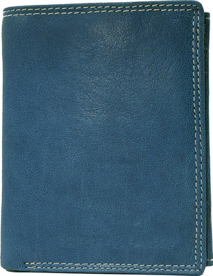 

Creative India Exports Men Blue Genuine Leather Wallet(9 Card Slots)