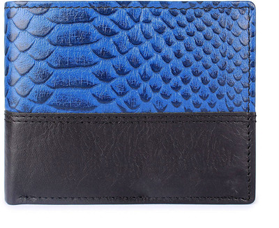 

Creative India Exports Men Casual Blue, Black Genuine Leather Wallet(6 Card Slots)