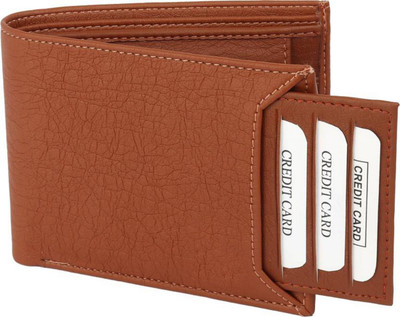 

iBex Men Tan Artificial Leather Wallet(5 Card Slots)