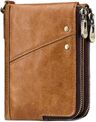 

SPL Men Brown Genuine Leather Wallet(12 Card Slots), Luxury brown