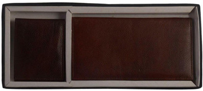 

Leatherman Men Brown Genuine Leather Wallet(11 Card Slots)