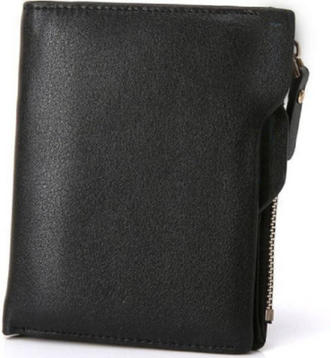 

vrom Men Black Genuine Leather Wallet(9 Card Slots)