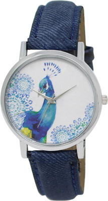 FASHION POOL MULTI COLOR DESIGNER LEATHER BELT WATCH PEACOCK DESIGNER MOST SELLING ANALOG DESIGNER WATCH FOR _GIRLS & LADIES Analog Watch - For Girls