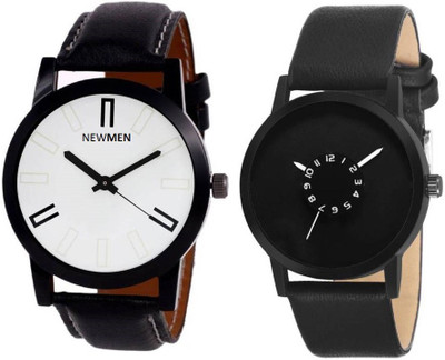 

Newman with new age full black combo Watch - For Men