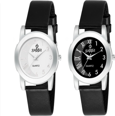 

gabbit GT547 White & Black Dial Combo Watch - For Women