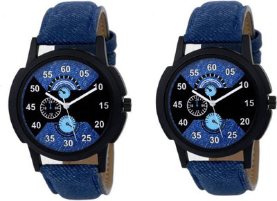 

KNACK KN414Nk83 Genuine leather belt and tranding dial watch combo for Boys and Girls Watch - For Boys & Girls