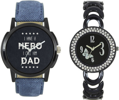

DURVA RETAIL 007-201 Stylish Watch - For Couple Watch - For Couple