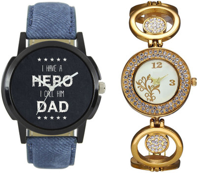 

DURVA RETAIL 007-204 Stylish Watch - For Couple Watch - For Couple