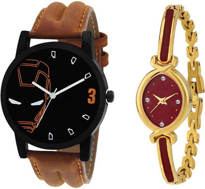 

ReniSales New Unique Collection Mens & Women Watch Combo set 04027 Watch - For Boys & Girls