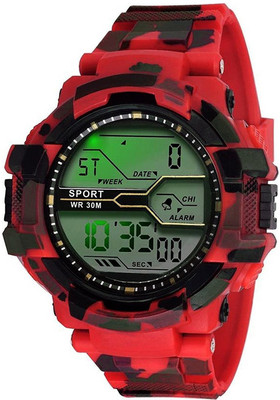 

AXONA Red Color New Generation Digital Stylish Watch For Mens & Boys Digital Watch Watch - For Men